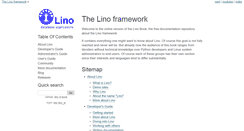 Desktop Screenshot of lino-framework.org